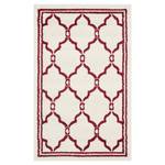 Tapis intérieur/extérieur La Pelosa Crème / Rouge - 76 x 121 cm - 60 x 120 cm