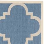 In-/Outdoorteppich Mali Blau/Beige - Maße: 160 x 231 cm - 160 x 230 cm