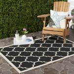 In-/Outdoorteppich Monaco 120 x 170 cm - Schwarz / Beige - Schwarz / Beige - 120 x 180 cm