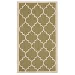 In-/outdoortapijt Monaco groen/beige - 60 x 109 cm