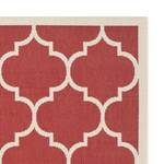 Tapis intérieur/extérieur Monaco Rouge / Beige - 60 x 109 cm