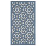 Tapis intérieur/extérieur Mykonos Bleu / Beige - 60 x 109 cm - 60 x 109 cm