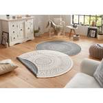 Tapis intérieur/extérieur Porto Fibres synthétiques - Gris - Diamètre : 140 cm