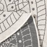 In- & outdoorvloerkleed Porto kunstvezels - Grijs - Diameter: 140 cm