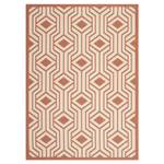 Tapis intérieur/extérieur Samos Beige / Terracota - 121 x 170 cm - 120 x 180 cm