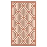 Tapis intérieur/extérieur Samos Beige / Terracota - 60 x 109 cm - 60 x 109 cm