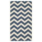 In-/outdoortapijt Sardinia marineblauw/beige - 60 x 109 cm