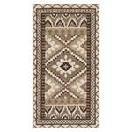 Tapis intérieur/extérieur Tikota Crème / Marron 78 x 152 - 90 x 150 cm