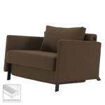 Slaapfauteuil Cubed 90 I geweven stof Stof Coastal: Slate Brown