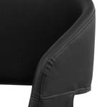 Chaises Faxe I (lot de 2) Imitation cuir - Noir