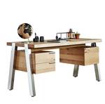Schreibtisch Solid Desk 160 Wildeiche / Chrom