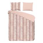 Jersey beddengoed Emerged katoen - pastel abrikooskleurig/beige - 200x240cm + 2 kussen 70x60cm