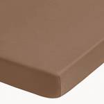 Jersey elastische boxspring hoeslaken Bruin - 90-100x190-220cm