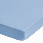 Elastische boxspring hoeslaken (topper) jersey - Turquoise - 90-100x190-220cm