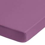 Jersey-Elastic-Boxspring Spannbetttuch Violett - 180-200 x 200-220 cm