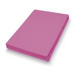 Jersey-Spannbetttuch Lom Baumwollstoff - Fuchsia - 140 x 200 cm