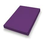 Jersey-Spannbetttuch Lom Baumwollstoff - Violett - 90 x 200 cm