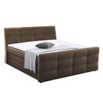 Boxspringbett Lulea Webstoff - Braun