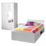 Tienerkamercombinatie Infinity 3-delige set - wit