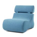 Fauteuil Coppull Tissu Bleu glacier