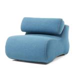 Fauteuil Coppull Tissu Bleu glacier