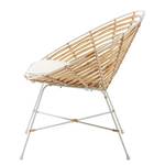 Sessel Morlaix Bambus / Webstoff Beige