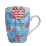 Tasses à café Calvina (lot de 2) Porcelaine multicolore