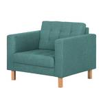 Fauteuil Grums II Tissu - Bleu pétrole