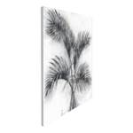 Afbeelding Palme Fog Grijs - Wit - Textiel - 80 x 100 x 3.8 cm