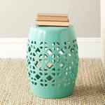 Hocker Circle geglazuurd keramiek turquoise