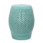 Hocker Diamond keramiek turquoise