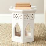 Tabouret en céramique Marocain Blanc