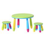 Kindersitzgruppe Emil Mini (3-teilig) Kunststoff - Mehrfarbig