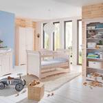 Letto per bambini Karlotta Legno di pino massello/ Bianco Shabby - White Washed