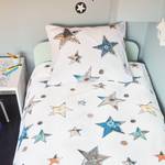 Kinderbettwäsche Lots of Stars Baumwollstoff - Mehrfarbig - 100 x 135 cm + Kissen 40 x 60 cm