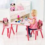Kindersitzgruppe Minnie Mouse (3-teilig) Fichte teilmassiv - Rosa