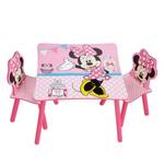 Kindersitzgruppe Minnie Mouse (3-teilig) Fichte teilmassiv - Rosa
