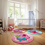 Kinderteppich Butterfly Party Pink - Textil - 100 x 10 x 100 cm