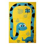 Kinderteppich Happy Friends Dino Gelb - 80 x 150 cm