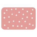 Tapis Ninos II Rose / Blanc