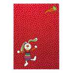 Tappeto per bambini Rainbow Rabbit Rosso - 133 x 200 cm
