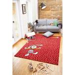 Tapis pour enfant Rainbow Rabbit Rouge - 133 x 200 cm