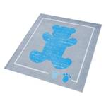 Tapis pour enfant Teddybär Fibres synthétiques - Bleu clair