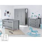 Ensemble de chambre de bébé Grisu Kids 3 éléments - Gris mat