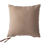 Coussin Estoril Cuir / Coton - Marron - 40 x 40 cm