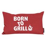 Coussin Garden Grill Tissu - Rouge tomate