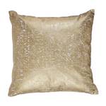 Kissen Golden Knit Baumwollstoff - Gold / Beige