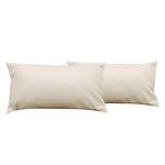 Coussin Houston Cuir véritable Cuir véritable Neka : Crème