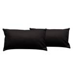 Coussin Houston Cuir véritable Cuir véritable Neka : Noir