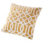 Coussin Limes Tissu - Moutarde - Jaune moutarde - 40 x 40 cm